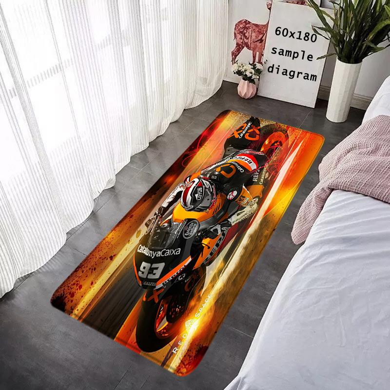 Interior Floor Mat Doormat Marc M-Marquez 93 Non-slip Foot Rug for Entryway Kitchen Carpet Bedroom Bedside Mats Home Decoration