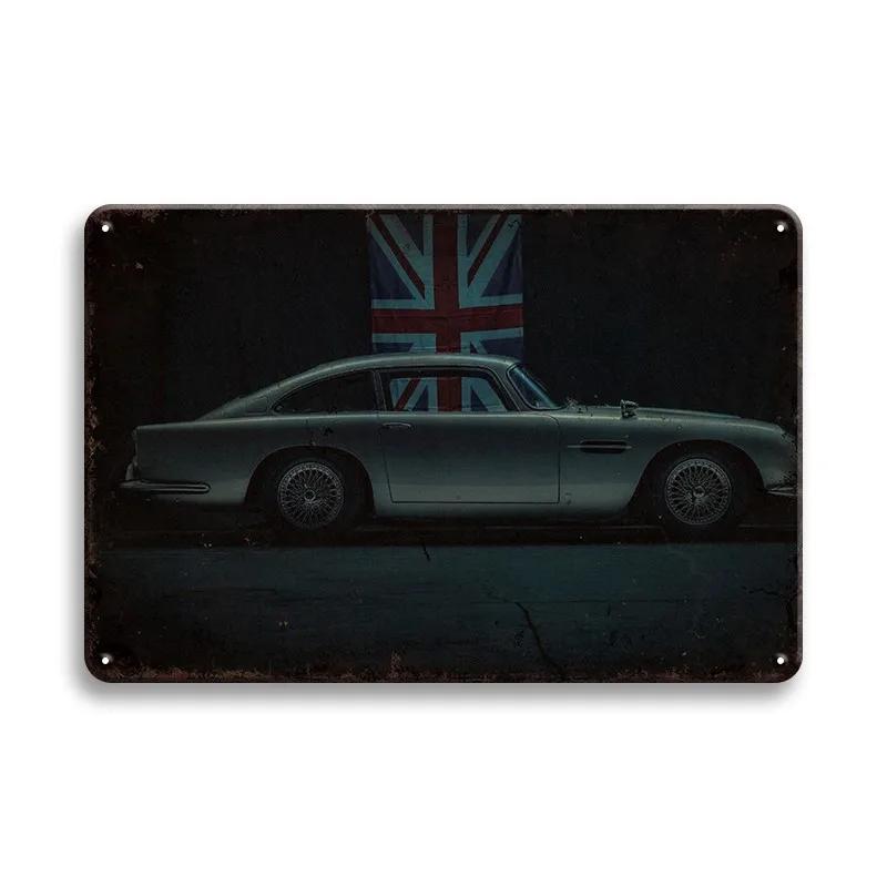 Vintage Car Tin Sign Classic Vehical Tinplate Poster Metal Wall Plate Signs Decor Bar Garage Decorative Plaques Art Pin Up Bo
