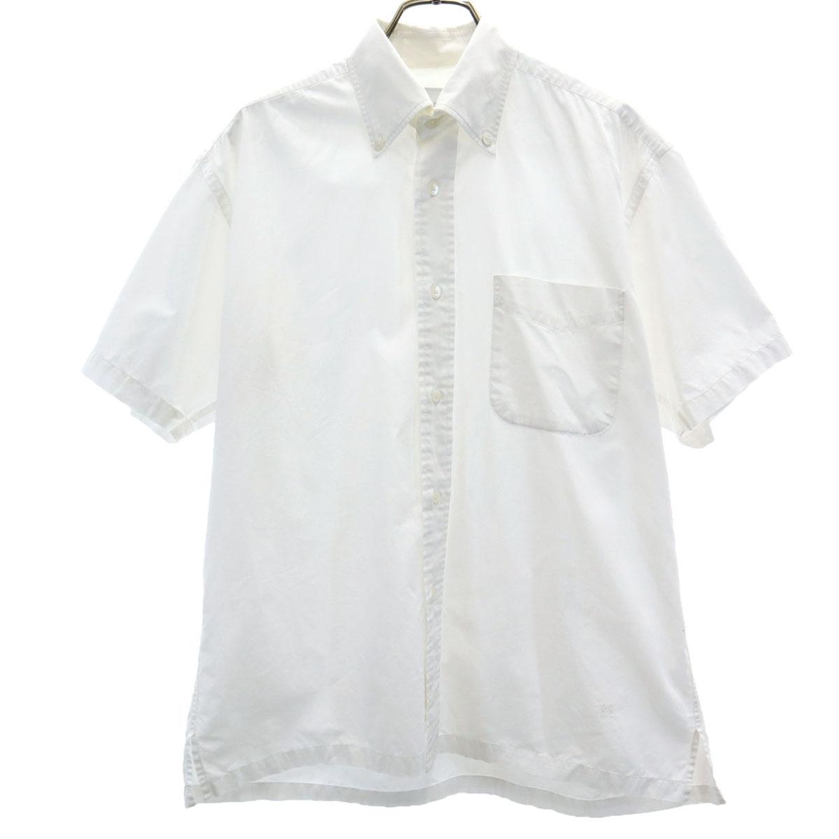 

GIVENCHY Short sleeve Button down shirt 46 white Men s Used