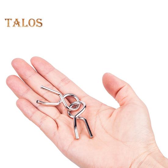 8 sztuk/zestaw Metalowy pierścień do układania łamigłówek 3D Drut Puzzle Gra Dzieci Dorośli Logika Umysł Test IQ Edukacyjny Odblokuj Blokada Zabawka Maluchy Chłopcy Dziewczęta Prezent