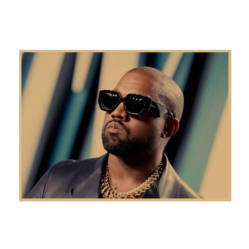 Kanye West Hip Hop Rapper Poster - Decorative Wall Art for Bar or Cafe (661)