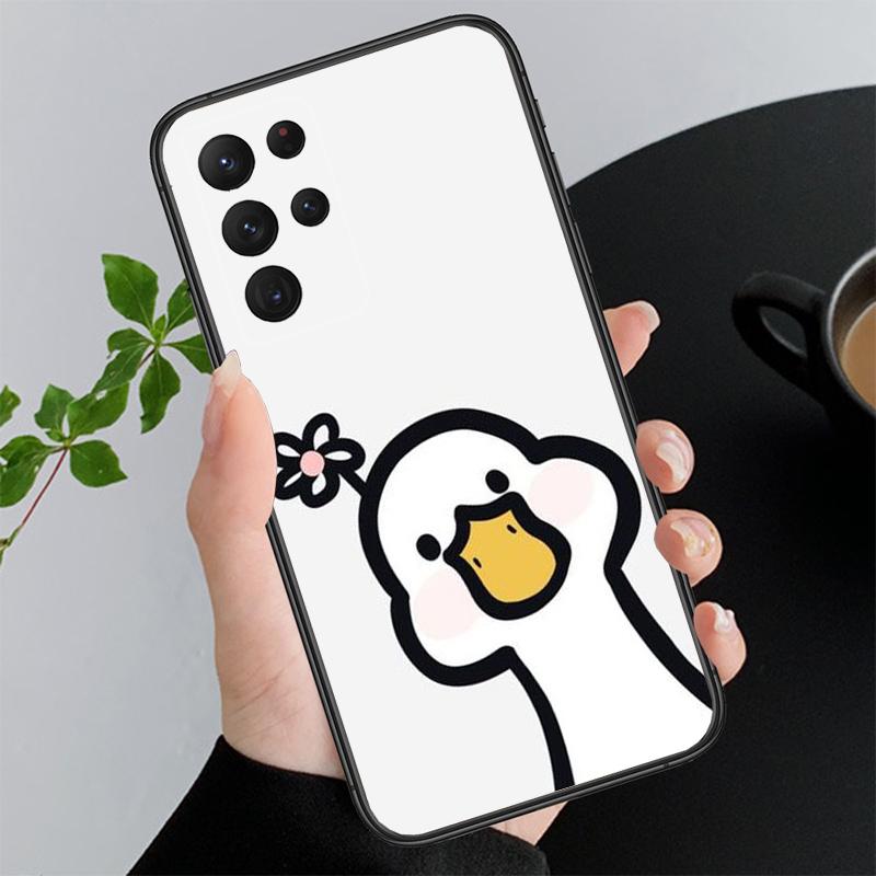 

Cartoon Duck Phone Case For Samsung Galaxy A15 A35 A55 A52 A53 A54 A33 A34 A25 A05S A16 A14 A05 A51 A52S A71 A14 4G 5G