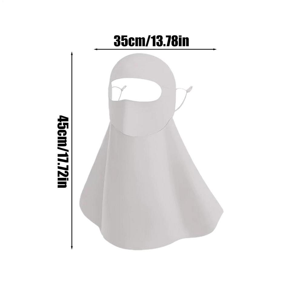 Sunscreen Full Face Mask Summer Neck Face Mask UV Protection Breathable Sun Protection Masks Veils Outdoor Sport Face Cover