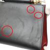 GUCCI leather 2 way bag Handbag leather black Women 459076 Used