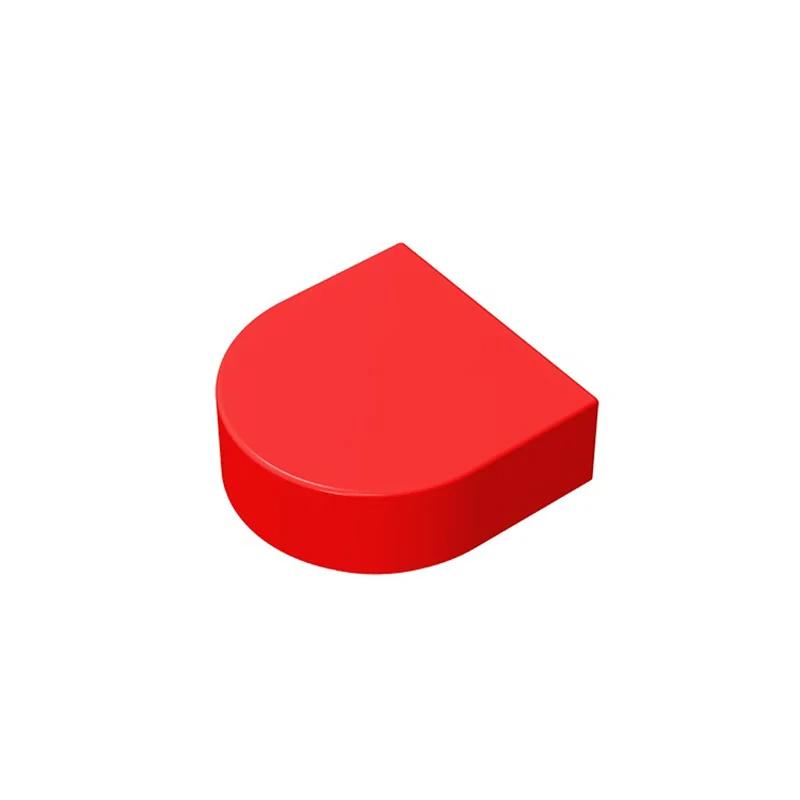 

Lot 24246 35399 Tile Round 1x1 Half Circle Extended Building Block Toy Compatible Educational Creative Size Gift DIY MOC 10PCS красный