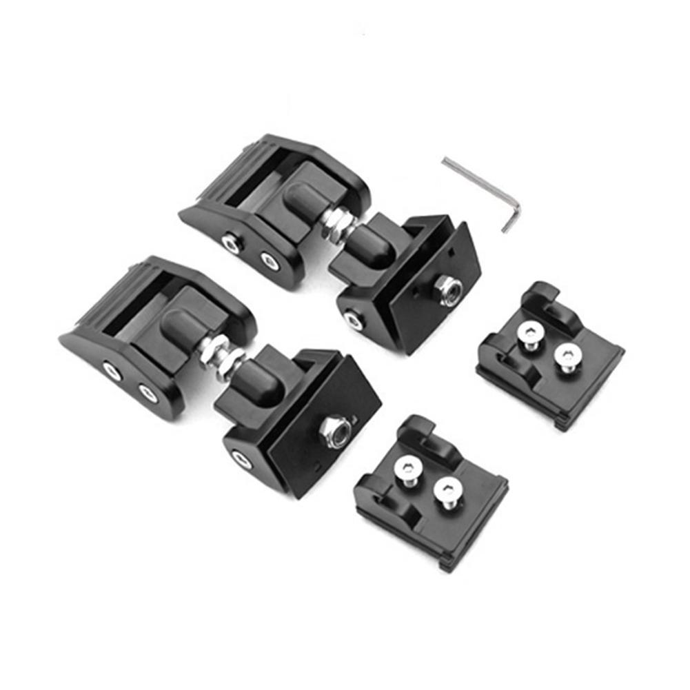 

2Pcs Hood Latch Catch Locks Cover Kit Car Engine Lock Hood Latch Catch for Wrangler JL JLU Gladiator JT 2018-2025 чорний