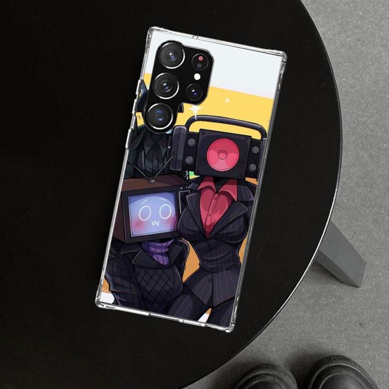 S-Skibidi Toilet Mobile Cell Phone Case Cover for Samsung Galaxy S26 S25 Edge S24 S23 Ultra S22 Plus S21 FE S20 + Art Customized