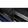 Door Sill Accent Cover Sticker Panel Trim For Tesla Model /S 14-19 Carbon Fiber