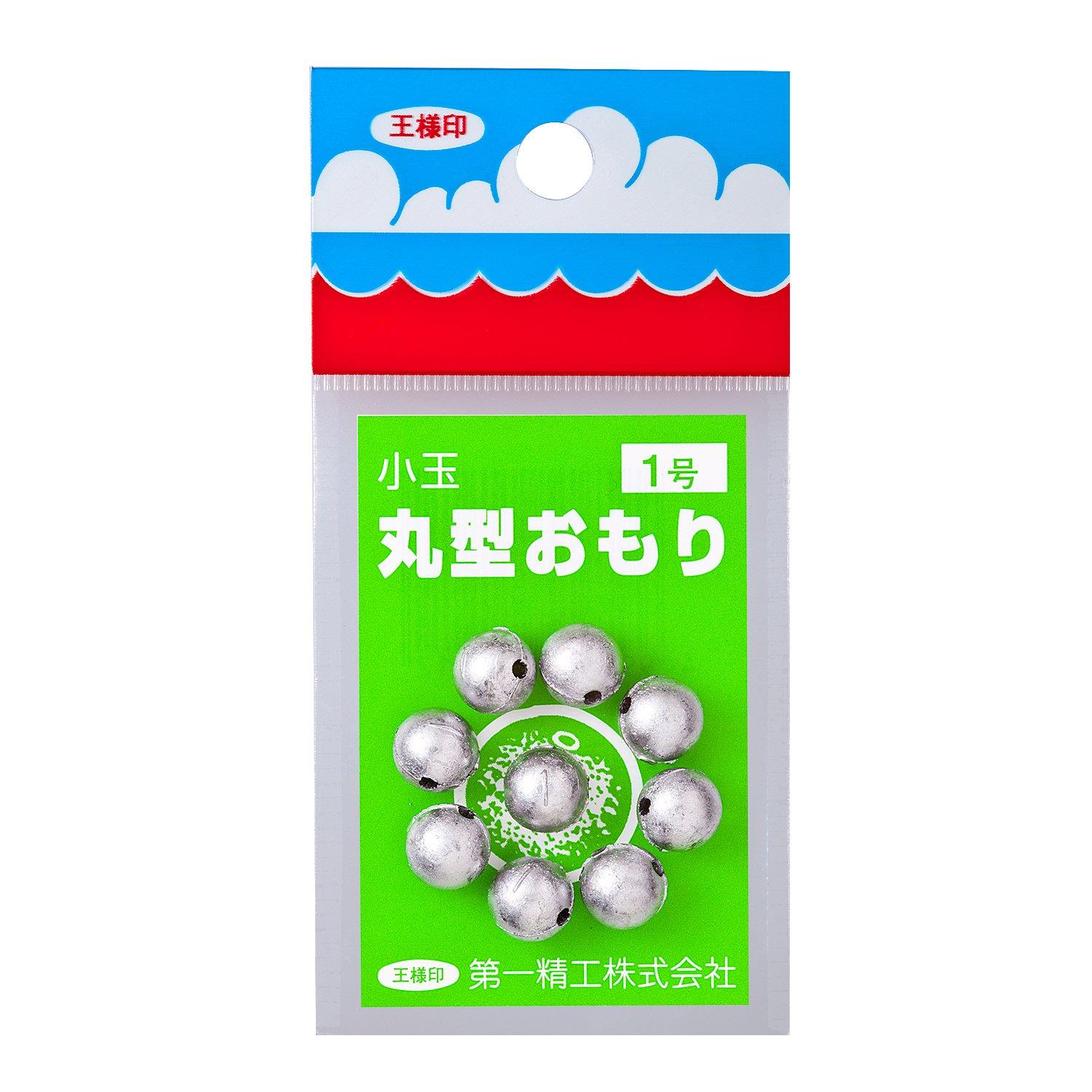 

Daiichi Seiko Fishing Weight Round Type No. 1 22121 Silver