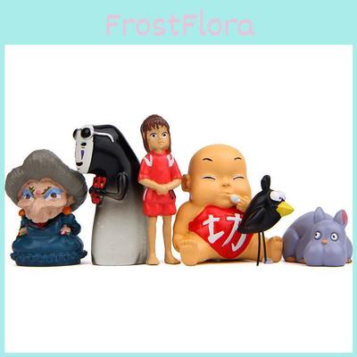 Cute Chihiro Yubaba No Face Man Rat Anime Character Mini Model For Kids And Collectors