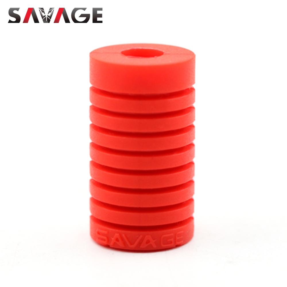 Universal Gear Shift Lever Foot Pad Pedal Toe Peg Cover For YAMAHA For HONDA For KAWASAKI Motorcycle Accessories Silica