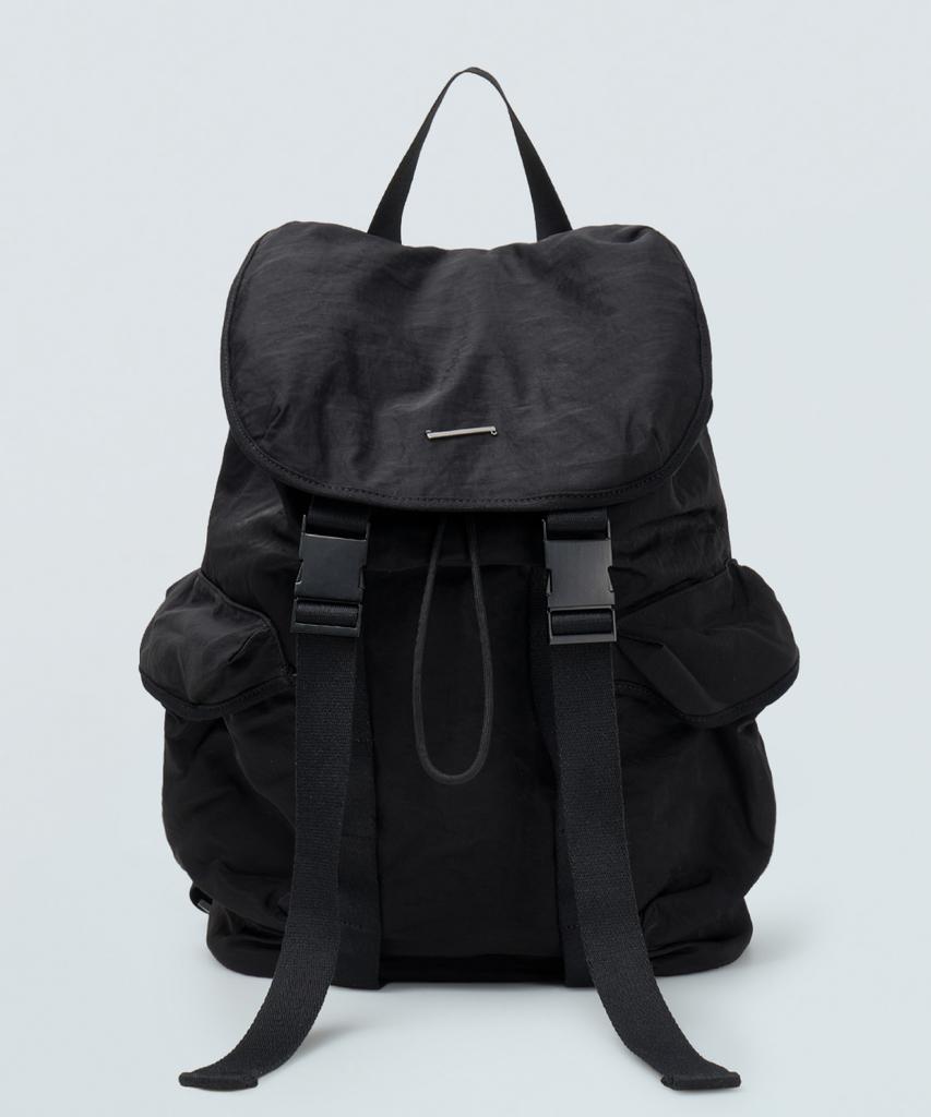Piari Nylon Utility Cargo Backpack (Black)