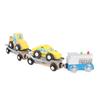 Wooden Train Set Child Friendly Safe Portable Colorful Wood Toy Train Set for Major Brand Boys Girls
