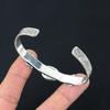 Anniversary Gift For Her Natural Rainbow Moonstone Bangle Adjustable 925 Silver