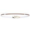 Dress Belt Leather Womens Alloy Clasp Smooth Fashion Formal Wear Decoration