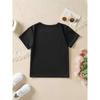 European sizes Fun Alphabet T-shirt for Girls, Printed with "Sassy Like My Mama," a Comfortable and Casual-fit Crew Neck Versatile Summer Top