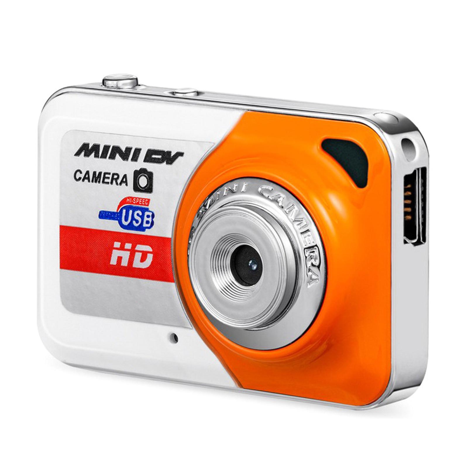 

X6 Digital Camera Mini Highly Denifition Kids Camera Mini DV Camera Recorders with Microphone for Outdoor Sports A помаранчевий