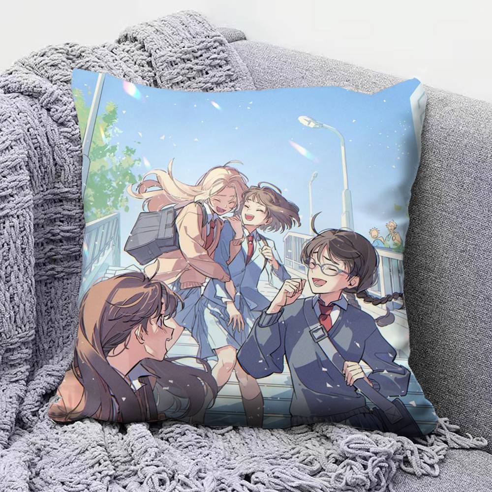 Skip and Loafer mitsumi and shima Anime Pillow Covers Home Sofa Cushion Covers and Aecorative Custom