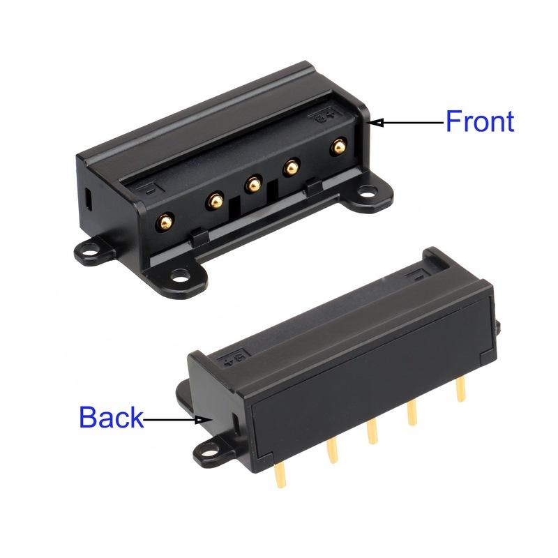 DIY V-mount V-lock Battery Plate Repairing Replacement Connector 5-Pin PCB Part for BP Batteries
