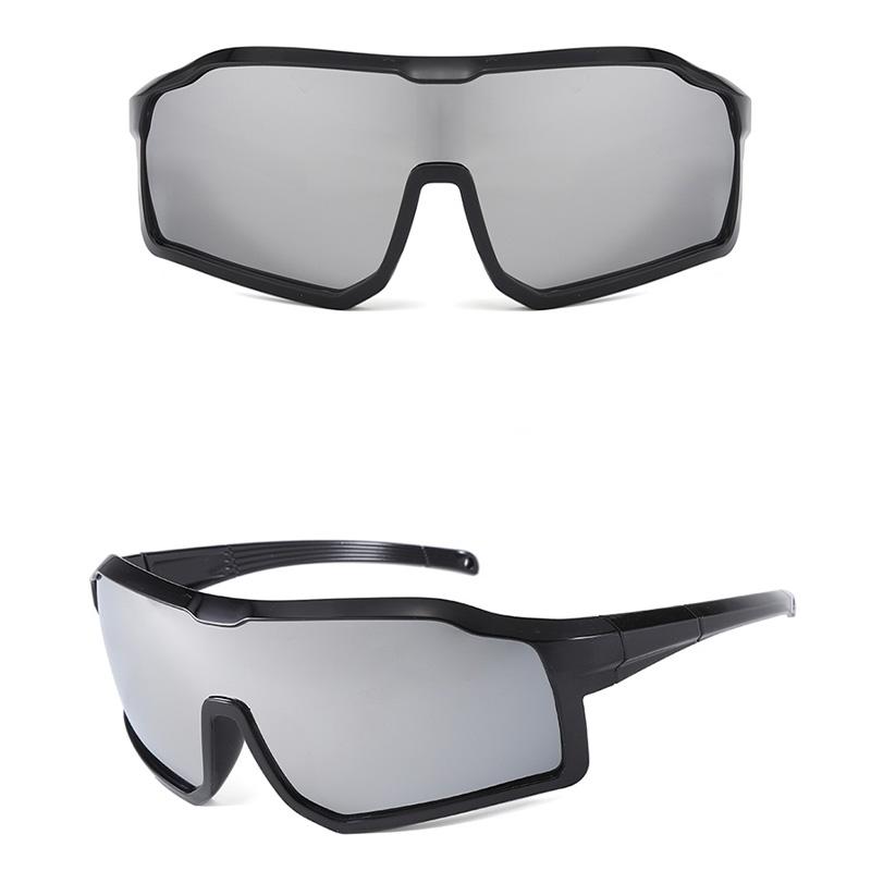 Fashion Large Frame Kids Cycling Sunglasses Windproof Cool Anti UV Sun Glasses For Boys Girls Outdoor Mountaineering Wind Resistant Children Eyewear