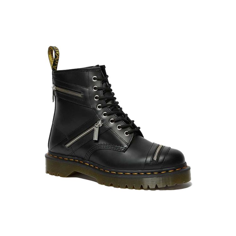 Dr. Martens 1461 Bex Series Leather Glossy Lace-Up Short Ankle Boots Unisex Boots Black 25947001