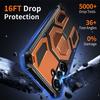 For Samsung Galaxy S25 Magnetic Case Rotating Kickstand PC + TPU Shockproof Drop-proof Phone Cover