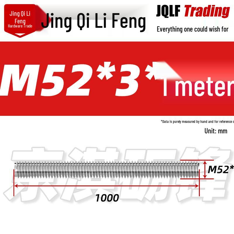 Stainless Steel Threaded Rod, Coarse & Fine, M3, 1 or 3 Meter Lengths