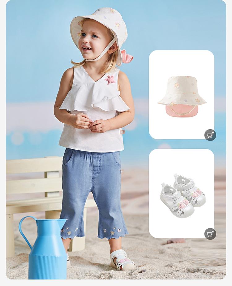 David Bella Children's Denim Cropped Pants