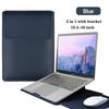 Multipurpose Laptop Sleeve 13/14/15/16 Inch With Bracket Waterproof Laptop Bag Laptop Case Macbook Sleeve Air Pro PU Leather