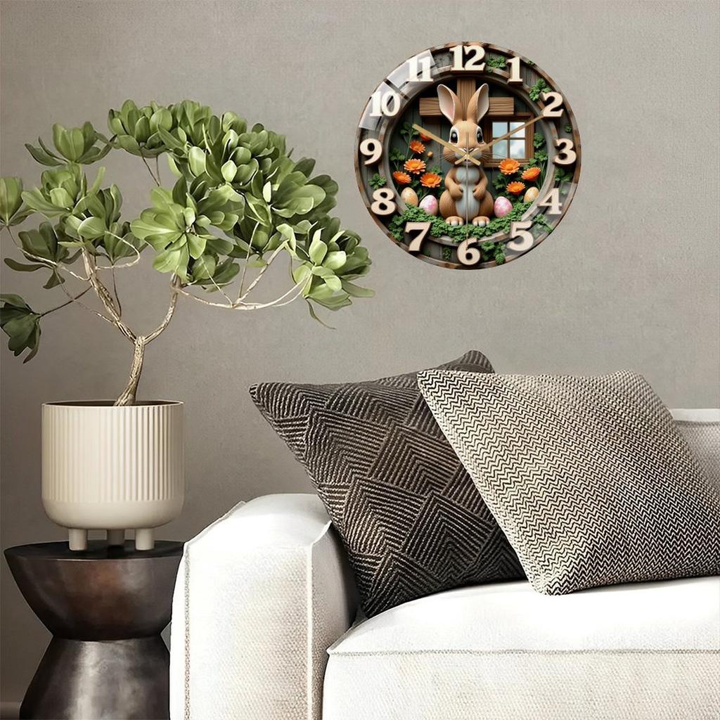 12 Inch Round Wall Clock Known for Its Classic, Versatile, and Adaptable Design