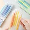 6 Pcs Colorful Gel Pens 0.5mm Fine Needle Nib Smooth Ink Pen for School Stationery & Office Supplies
