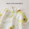 Shubeiyi 2-Piece Newborn Baby Short Sleeve Romper Set