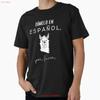 DIMELO EN ESPA OL POR FAVOR LLAMA Made In USA Mens T Shirt S To 5XL Vintage Washed Homme Soft Designer Clothes Streetwear