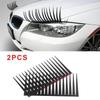 Car Headlight Eyelash Sticker 3D Charming Black False Eyelashes Fake Eye Lash Sticker Car Headlight Decoration Funny Decor