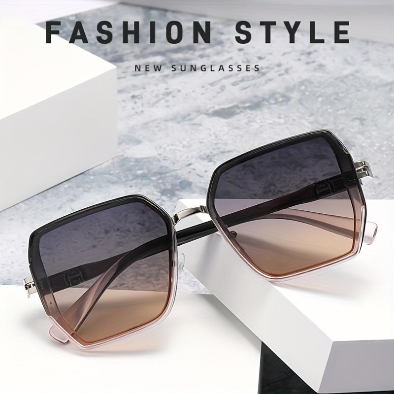 1pcs New Women's Sunglasses Classic Cool Travel Photos Exquisite Luxury Ultraviolet-proof Gradient Sunglasses