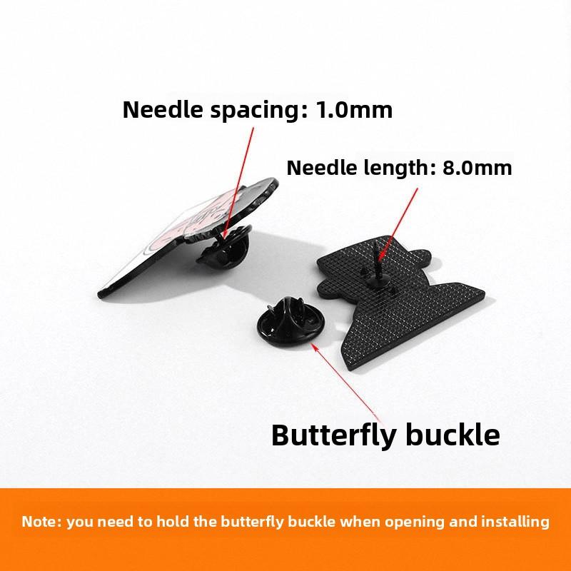 Demon Hunter KPop Girl Group Metal Pin Anime Merch Zinc Alloy Brooch Durable Collectible Cosplay Fashion Accessory