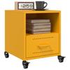 Nightstand Mustard Yellow 36 x 39 x 43.5 cm Steel