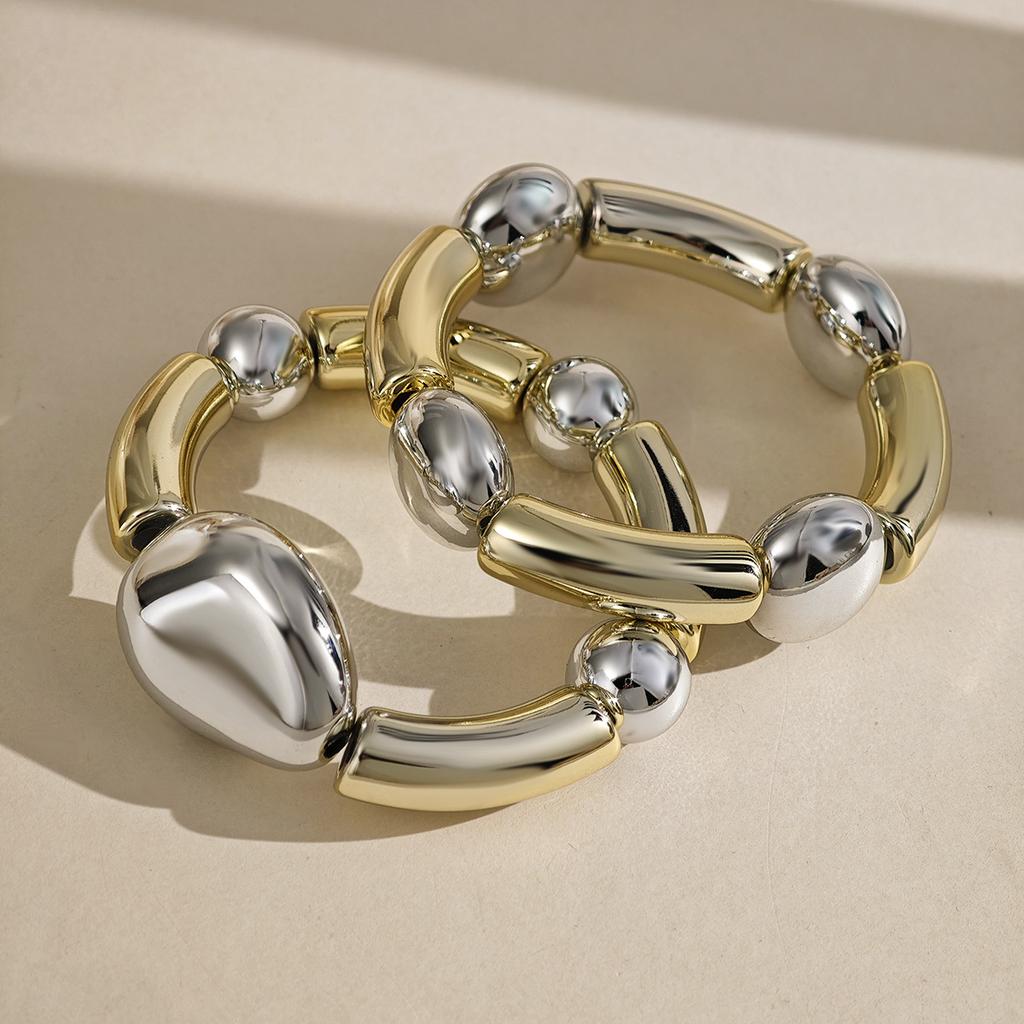 Fashion Personality New Round Beads Niche Design Bracelet Exaggerated Irregular High-End Bracelet Women