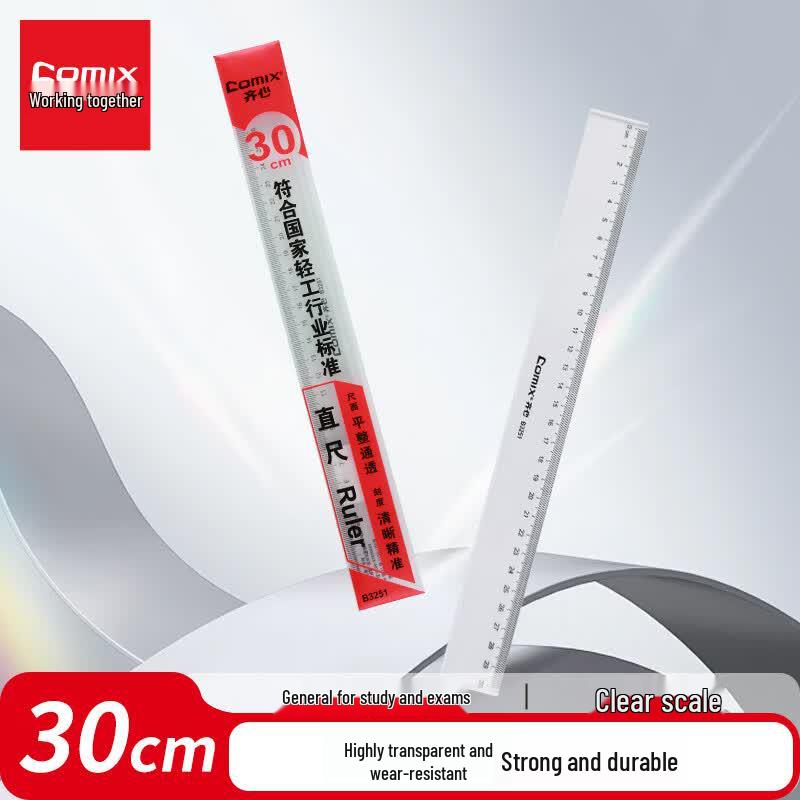 Comix Plastic Ruler