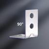 12 stuks L-vormige Metalen Hoekbeugels Lade Plaat Wandbeugel Bevestiging Rechte Hoek Beugels Meubilair Hardware