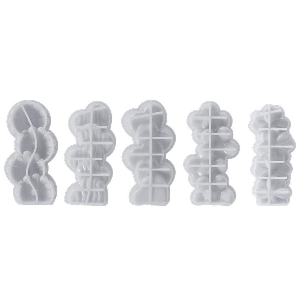 Flower Love Plants Candle Silicone Mold Home Ornaments Soap Resin Plaster Valentine's Day for Candle Making Tools Chocolate Gift