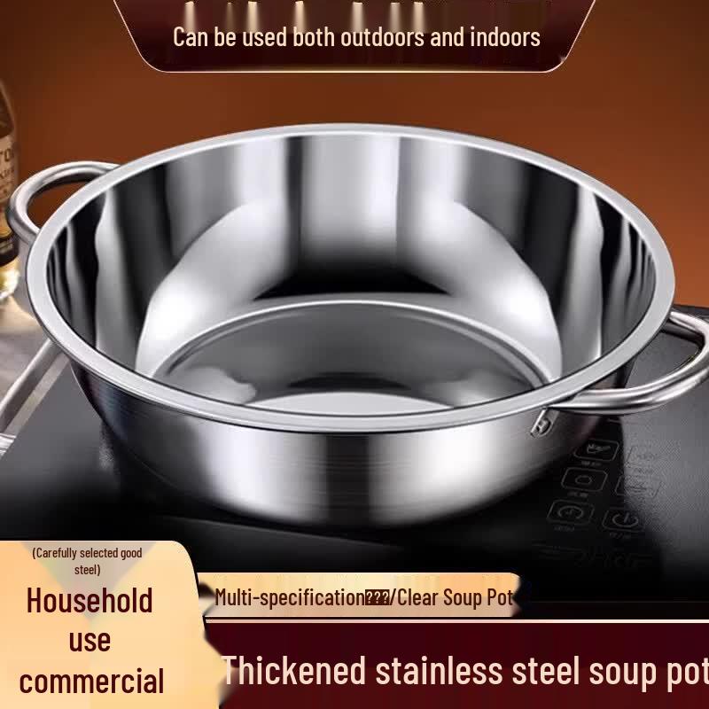 LIJIA Stainless Steel Hot Pot with Lid