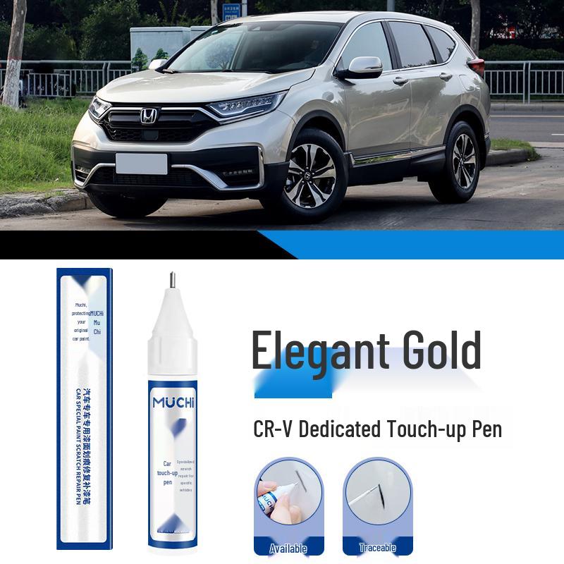 CRV Crystal White Pearl & Black Touch-Up Paint Pen for Car Scratches