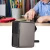 7 Adjustable Thickness Settings Sketch Pencil Sharpener Black Wide Application Hand Crank Pencil Sharpener Durable Construction
