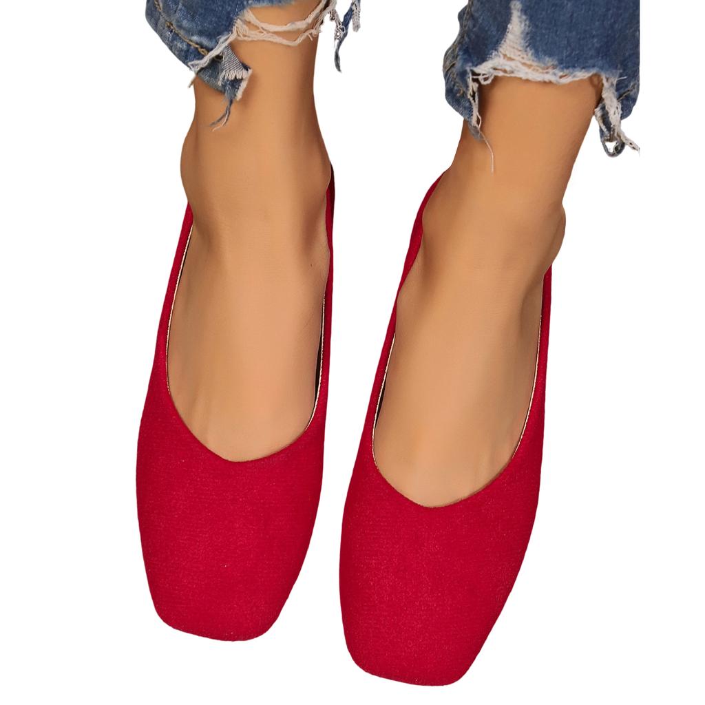 Women's Slip On Ballet Flats Soft Upper Material Lightweight Flexible Sole Casual Comfortable Footwear for Daily Use Work and Travel