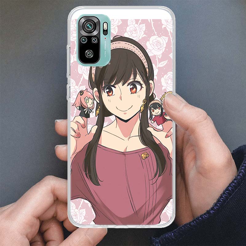 Spy×Family Anime Phone Case For Xiaomi Redmi 9 9A 9C 9T 10 10A 10C 8 8A 7 7A 6 6A S2 K20 K40 Pro Soft Cover Silicone Shell
