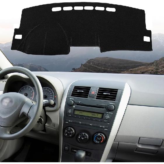 Dashboard Dash Cover Mat For Toyota Corolla 2014 2015 2016 2017 2018 Polyester  Fit Toyota Corolla Accessories Dash Cover Black Trim (Corolla