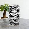 Camouflage  Phone Case Transparent Silicone Soft For SamsungA10,12,20,21S,30,31,40,50,51,52,70,71