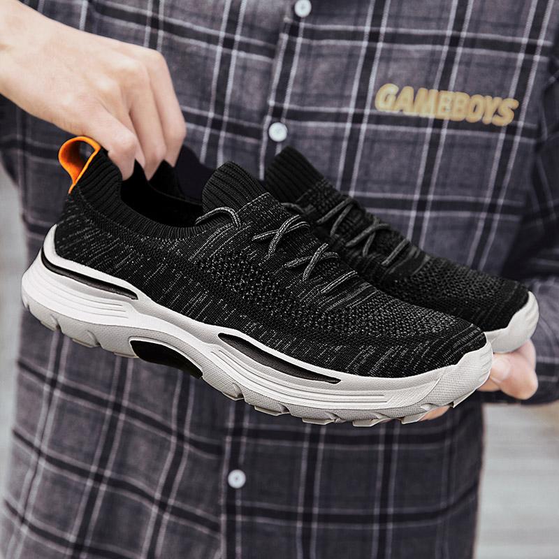 Fashion Man Loafers Lightweight Sports Shoes Mesh Breathable Casual Sports Shoes Anti Slip Outdoor Product Launched Social Shoe Male