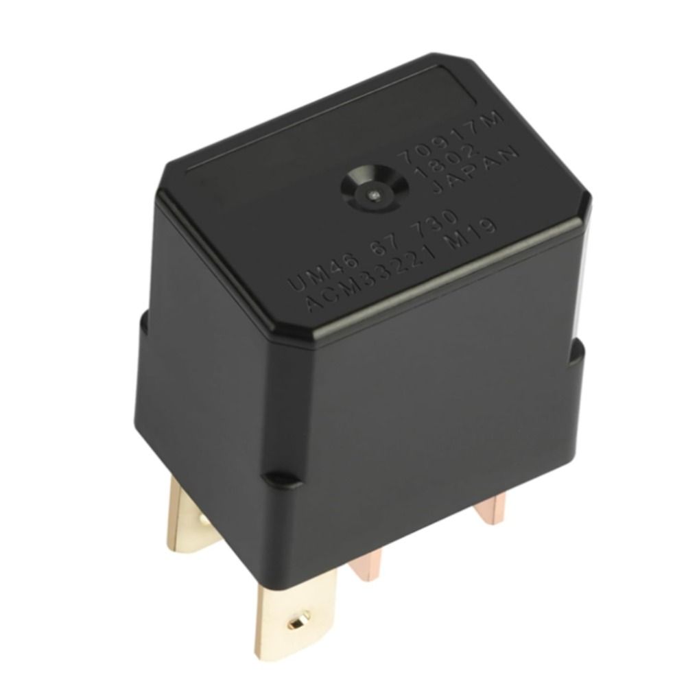 Black Accessory 12VDC 4Pins Relay Resistant Micro-ISO Relay  for CM1A-R-12V-H91